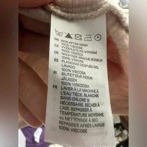 Size Small H&M Cardigan - SHEER CRAYOLA PEACH - Picture 7 of 11